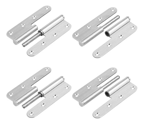 4 Bisagras De Puerta De 5-3/4 X 3 Pulgadas En Forma De H, Bi