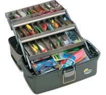 Comprar Caja De Pesca Estuche Con 3 Bandejas Grande Para Accesorios Marca Plano