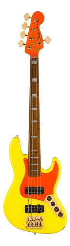 Fender, Bajo Eléctrico Mononeon, Jazz Bass V, Neon Yellow Acabado Del Cuerpo Gloss Cantidad De Cuerdas 5 Color Amarillo Orientación De La Mano Diestro