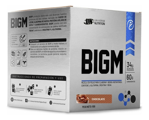 Proteina Bigm Caja 10 Sachet Ganador De Masa - Tienda Fisica