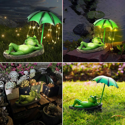Solar Frogs Garden Solar Light Sculpture Lights Solar Frogs