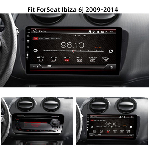 4g+64g Coche Estéreo Para Seat Ibiza 6j 2009-2014 Ips Wifi