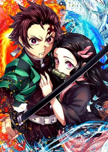5 Posters Kimetsu No Yaiba 33 X 48 Cm
