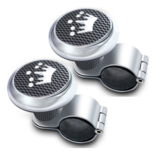 Manija De Ayuda De Volante Perilla Giratoria Para Carro 2pcs