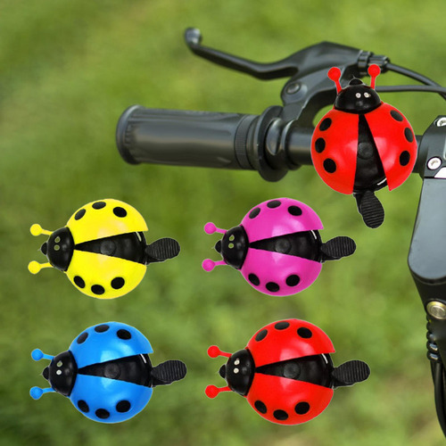 4 Uds. Timbre De Bicicleta De Mariquita, Timbre De Pulgar