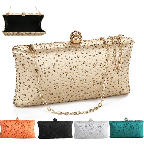 Clutch Box Crystal Night Bags Para Mujer Bolsos De Fiesta Nu