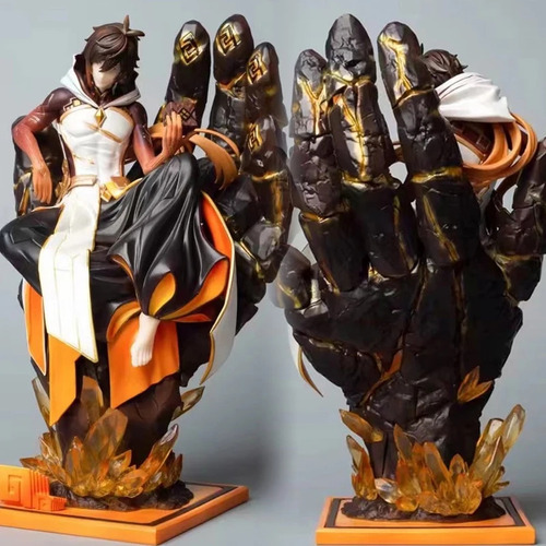 Figura Coleccion Zhongli Rex Lapiz De Genshin Impact En 26cm