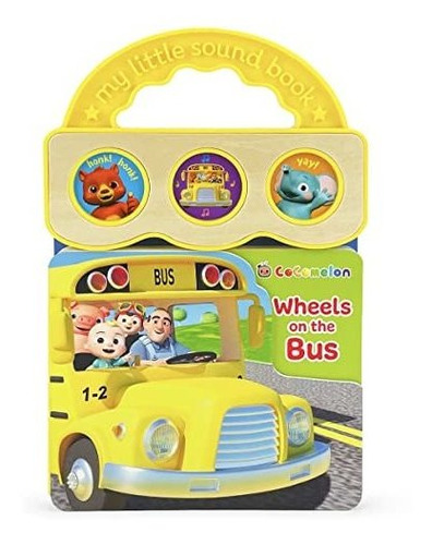 Book : Cocomelon Wheels On The Bus 3-button Sound Board Boo