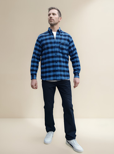 Camisa Leñadora Hombre Abrigada Cuadros