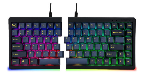 Teclado Mecanico Ergonomico Md770 Rgb Tkl - Cherry Mx