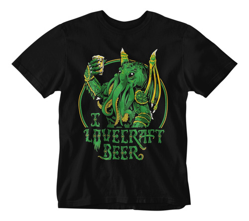 Camiseta Terror Hp Lovecraft C4