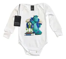 Comprar Body Bebe Manga Larga Monster Inc Diseño Art Logo - Psinc2