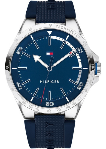 Relógio Tommy Hilfiger Original Novo Masculino Pulseira Azul