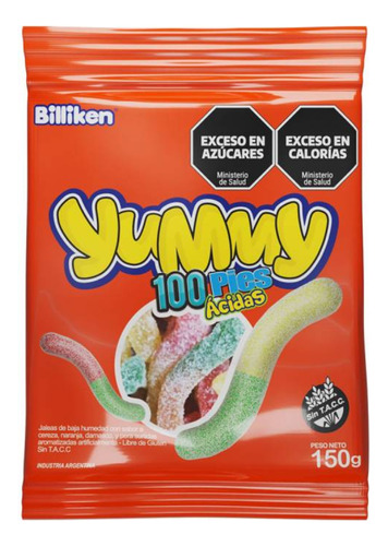 Gomita Yummy Cienpies X 150g