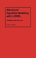 Libro Structural Equation Modeling With Lisrel : Essentia...