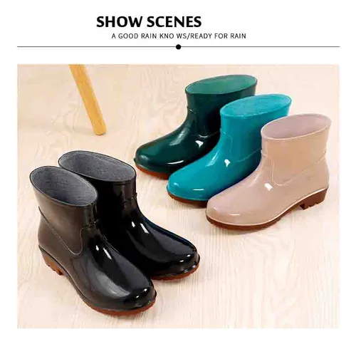 Bota De Lluvia De Goma Galocha, Ideal Para La Limpieza Del J
