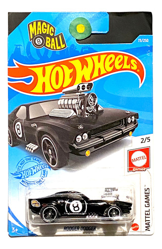 Hot Wheels Rodger Dodger Mattel Games Magic 8 Ball Ask Again Later