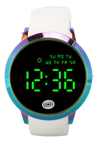 Reloj Digital Redondo A Color Con Pantalla A Color Para Homb