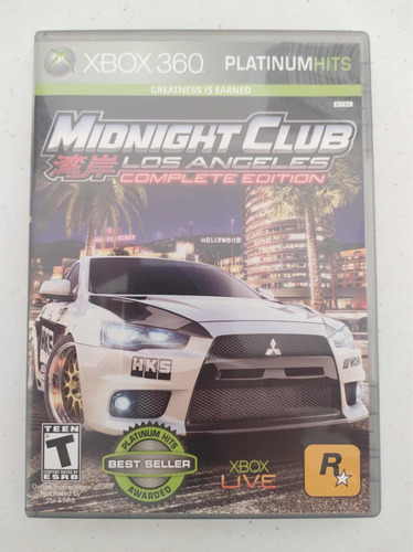 Midnight Club Los Angeles - Mídia Física Original P/ Xbox