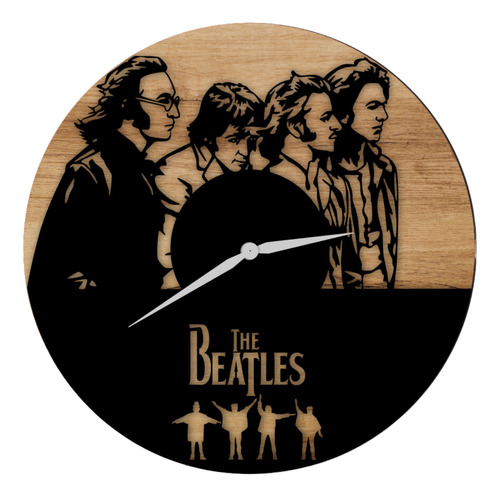Reloj De Pared Artesanal - The Beatles
