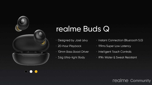 Imagen 5 de 5 de Audifonos Bluetooth Realme Buds Q 2 100% Original No Copia