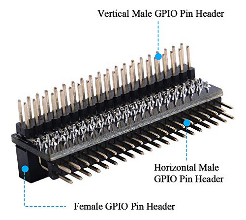 Microconectores Geeekpi Raspberry Pi De 40 Pines Gpio De 1 A