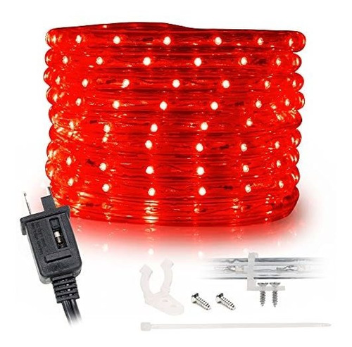 Wyzworks 50 Pies Thick Red Pre-assembled Led Luces De Hlzau