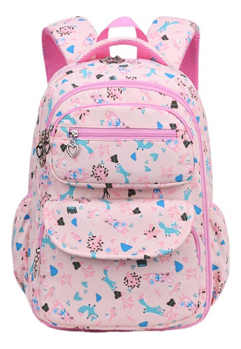 Mochila Escolar Linda, Cómoda Y Liviana Para Niños.u