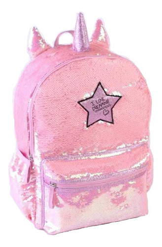 Mochila Unicornio 50680 Lentejuelas 17 Pulgadas