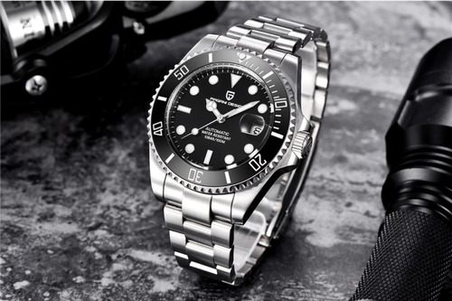 Relógio Automático Pagani Rolex Aço Inox Masculino