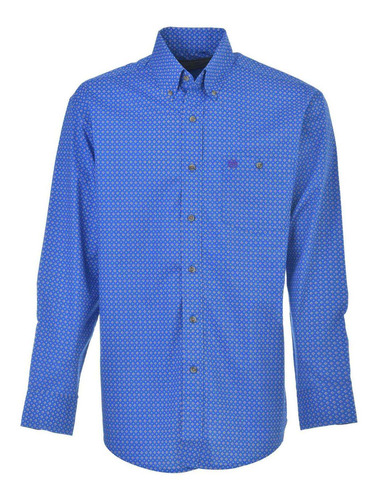 Camisa Vaquera Wrangler Hombre Manga Larga 183b