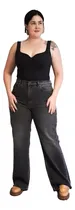 Comprar Pantalon Mezclilla Pierna Ancha Corte Recto Mezclilla Suave