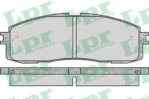 Pastillas De Freno Lpr Trasera Toyota Supra 1/86 5/93