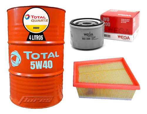 Cambio Aceite 5w40 4l + Kit Filtros Renault Sandero 1.6 16v