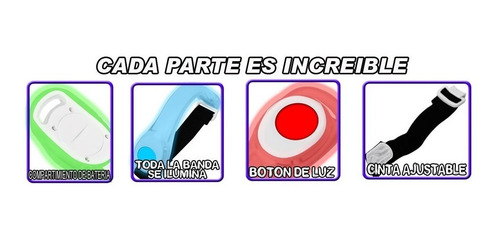 Genial Paquete De 2 Bandas De Luz P/corredores O Ciclistas