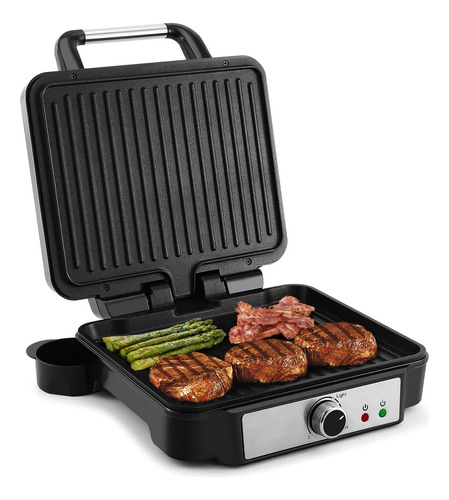 Panini Press Sandwich Maker Monxook, 4 Rebanadas Panini Gril