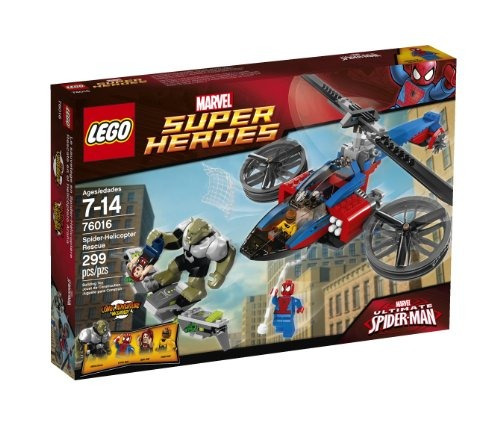 Lego Superheroes 76016 Spider-helicopter Rescue (descontinua