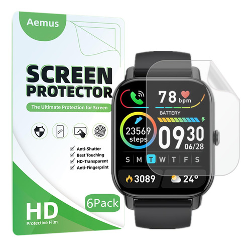 Aemus Protector De Pantalla De Reloj Inteligente Compatible.