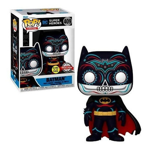 Pop Heroes: Dc Super Heroes - Batman (glow In The Dark)