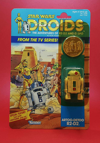 Vintage R2-d2 Droids 1985 Carded Star Wars Arturito