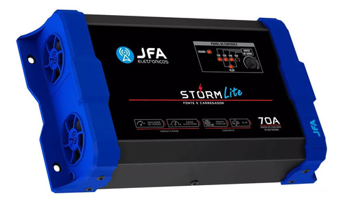 Fonte Automotiva Jfa Storm Lite 70a Carregador De Bateria