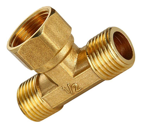 Conector Cople Tipo T Para Plomería Hembra/macho 1/2 Pulgada