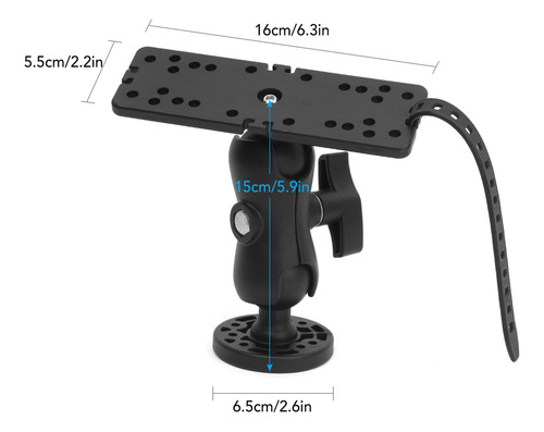 Soporte Universal Para Kayak, Buscador De Peces, Montaje En
