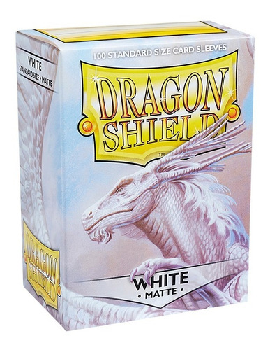 Mangas estándar de color blanco mate Dragon Shield