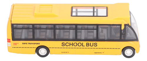 Modelo De Autobús De Aleación, Juguete Escolar, Con Sonido R