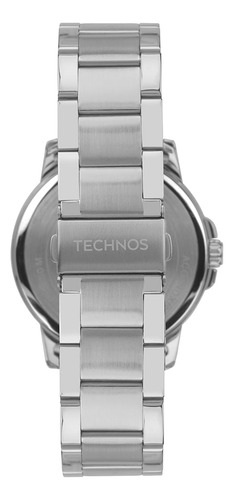 Relógio Technos Masculino Racer Prata - 2315lat/1p Bisel Preto