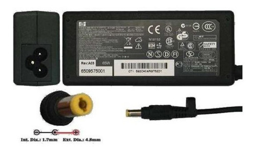 Cargador Original Hp 550 420 425 Punta Amarilla 18,5v 3,5a (Usado)