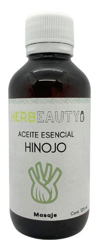 Aceite Esencial Para Masaje Herbeauty Hinojo  125 Ml