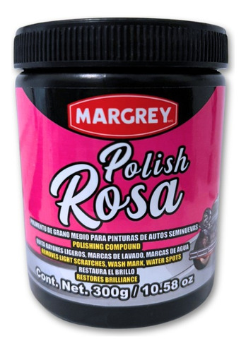 Pulimento Quita Rayones - Polish Rosa Margrey 300ml