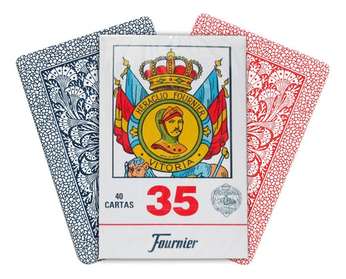 Mazo Naipes Fournier 35 Españolas X 40 Cartas Alberico Magic